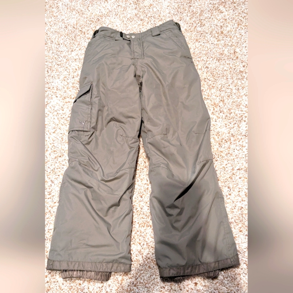 White Sierra boys snow pants size Small